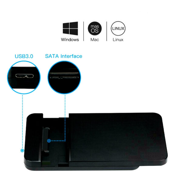 Kesu-K103 2.5 SATA 2.5 Inch Hard Drive Enclosure - Image 3