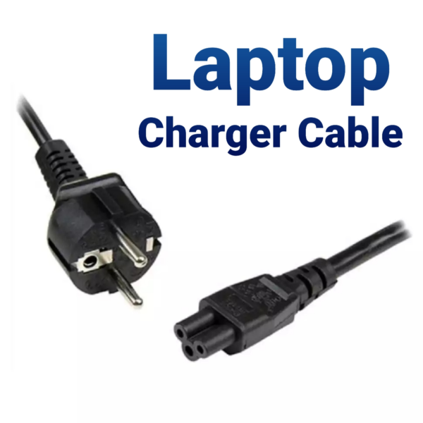 Plug 3-Prong Laptop Power Cord Cable Lead 3 Pin Charger AC Adapter – Black - Image 3