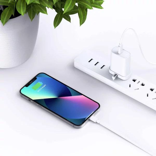 Wi-U001 Quick Series 20W PD Fast Charging Adapter（UK）Cable：Type-C to Lightning - Image 7