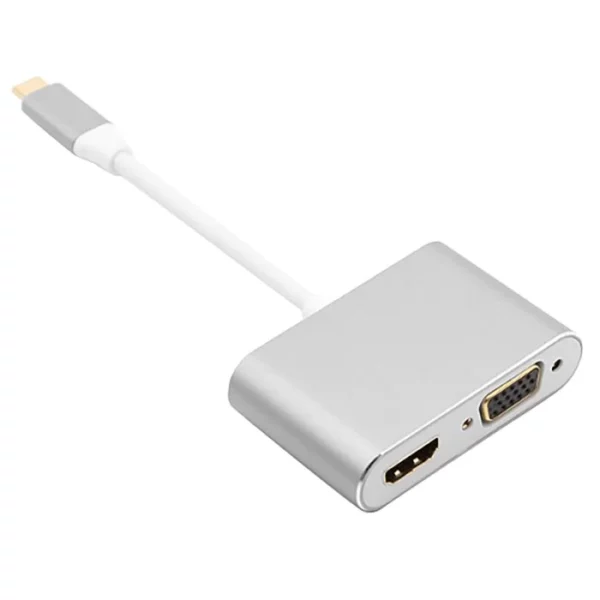 USB 3.1 Type C to VGA + HDMI 4K*2K Adapter - Image 2