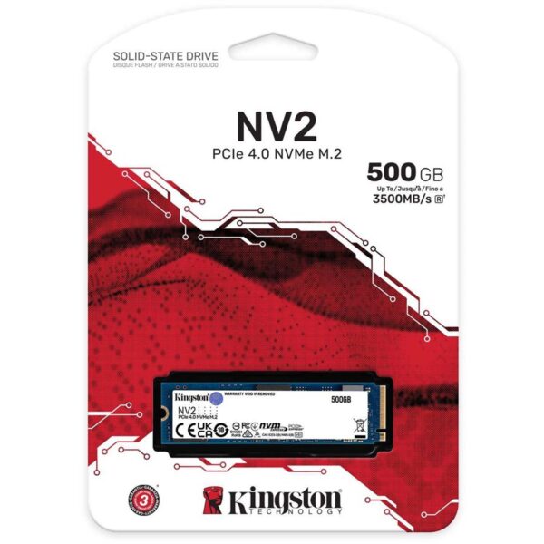 Kingston NV2 PCIe 4.0 NVMe M.2 2280 SSD - SNV2S - Image 3