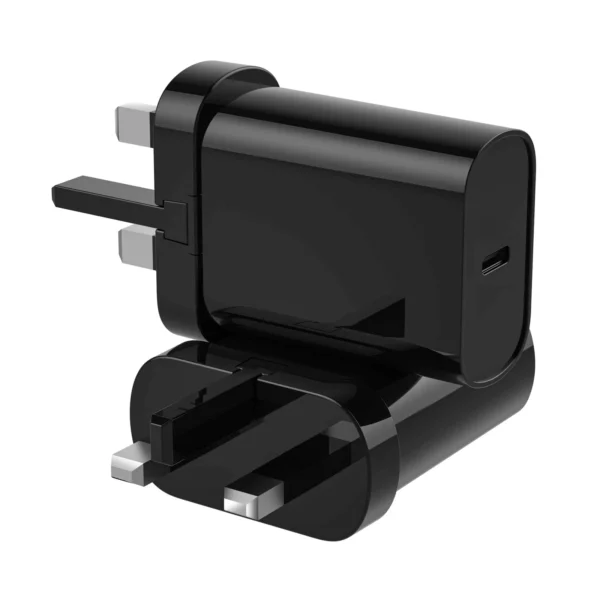 Wi-U001 Quick Series 20W PD Fast Charging Adapter（UK）Cable：Type-C to Lightning - Image 4
