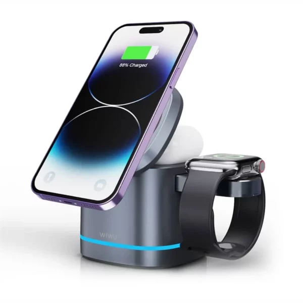 WI-W024 RUBIK CUBE 3 IN 1 WIRELESS CHARGER - Image 4