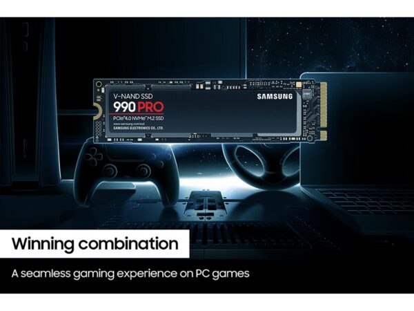 Samsung 990 PRO PCIe 4.0 NVMe SSD 1TB MZ-V9P1T0 M.2 2280 - Image 4