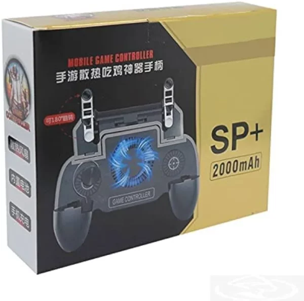 SP+ 2000mAh Power Cooling Fan Gamepad Joystick Hand Grip for Phone PUBG - Image 3