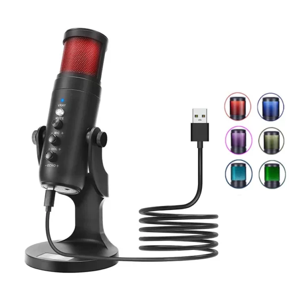 Jmary MC-PW9 RGB USB recording Microphone