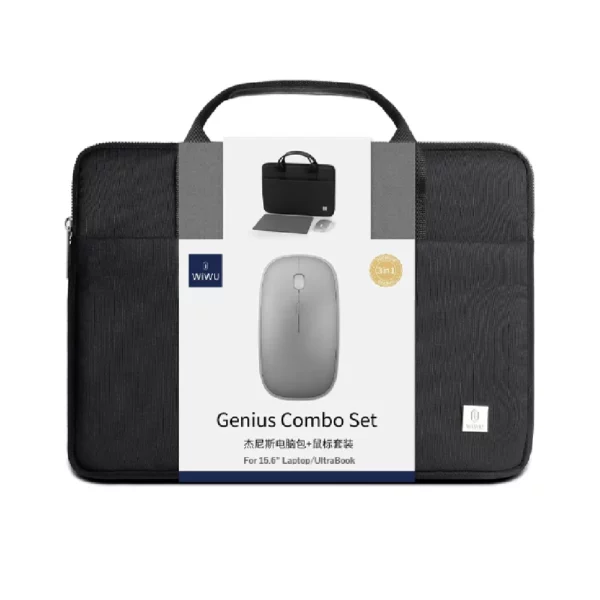 Genius Combo Set 3 in 1 Sets Laptop Bag, Mouse & Mouse Pad - Image 3