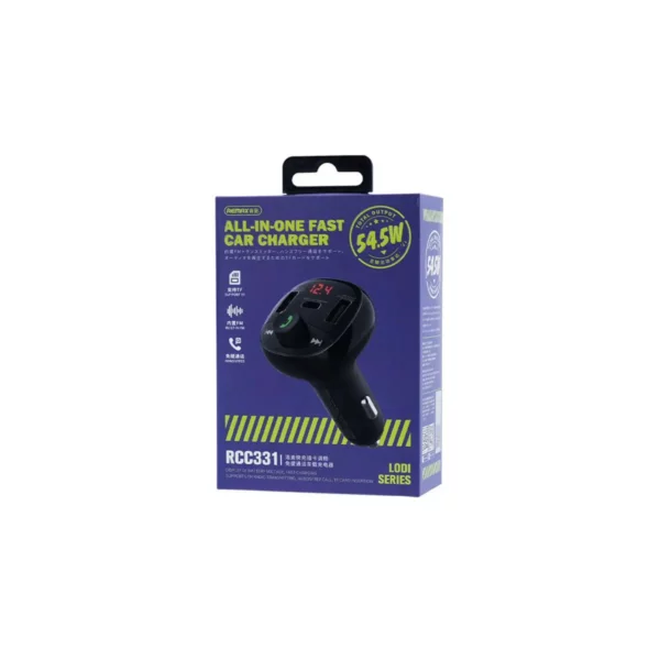 REMAX RCC331 Lodi Series All-in-One 54.5W PD+QC Fast Car Charger - Image 3