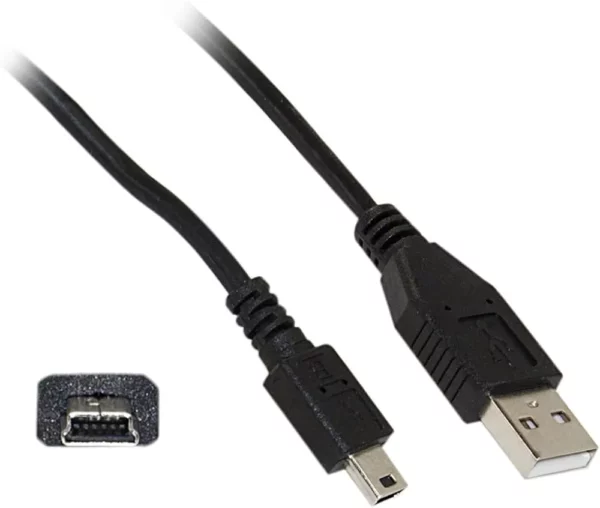 USB 2.0 Type A Male to Mini 5P Data Cable