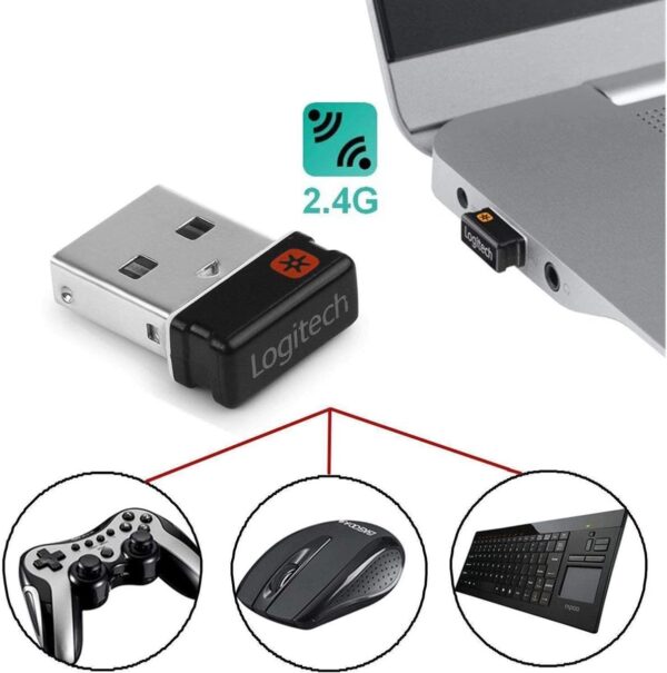 Logitech Unifying Receiver, 2.4 GHz Wireless - Image 4