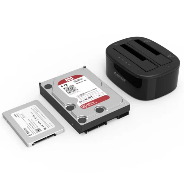 Orico (6228US3-C) Dual-Bay HDD and SSD Hard Drive Dock - Image 2