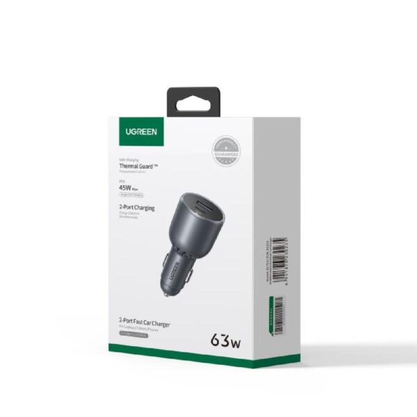 UGREEN EC701 63W 2-PORT FAST CAR CHARGER - Image 5