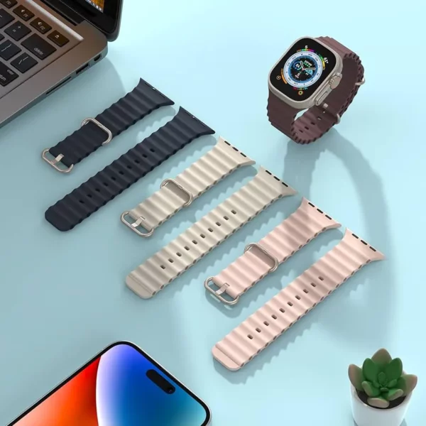 Oceanic Silicon Straps for Apple Smart Watches - Image 2