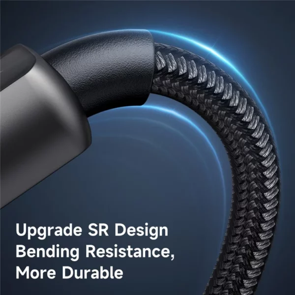 McDodo CA-3610 5A 100W Type-C to Type-C Charging Cable, 1.2m Auto Power Off Transparent Data Cable with Digital Display - Image 3