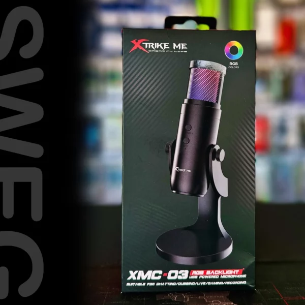XTRIKE ME XMC-03 USB RGB Gaming Streaming Microphone For PC - Image 4