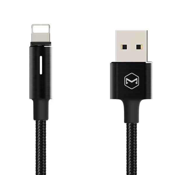 Mcdodo CA4600 King Series 2.4A Auto Power Off Lightning Cable Compatible For iPhone with LED Light (1.2m) - Image 2
