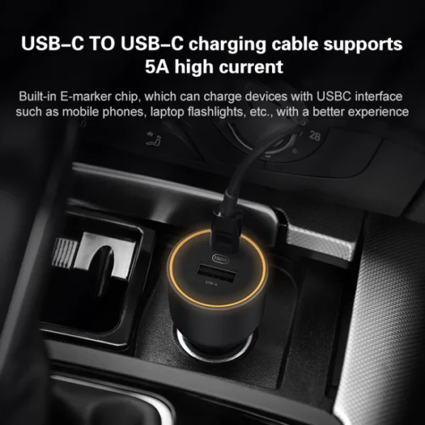 MI 100W Car Charger Fast Charge Version 1A 1C CC07ZM - Image 7