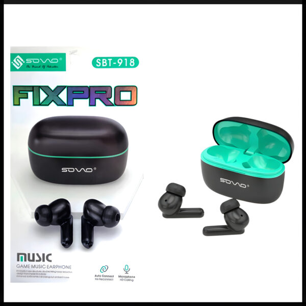 SOVO Fix Pro SBT-918 Airpods Heavy Bass, High-Quality Wireless Headset - Image 5