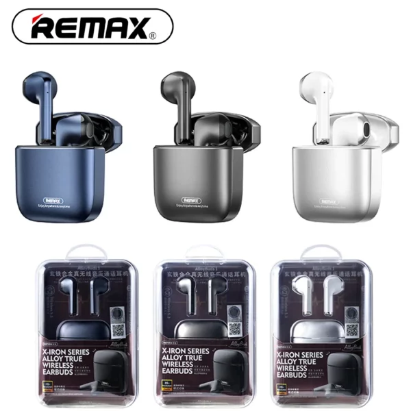 REMAX Alloy Buds 1 X-Iron Series True Wireless Earbuds for Music & Calls - Image 4
