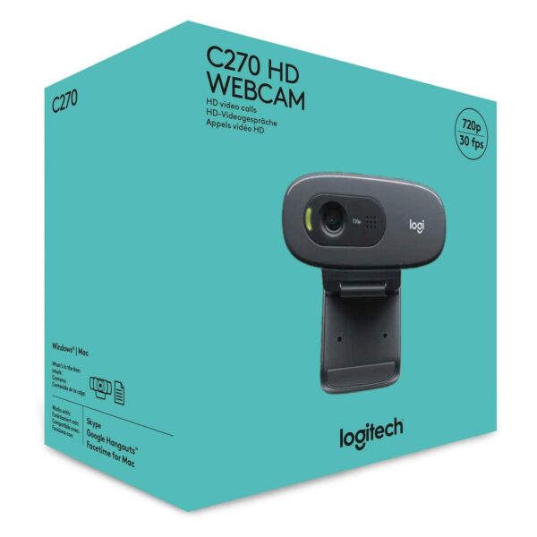 Logitech C270 HD Webcam 720p - Image 8
