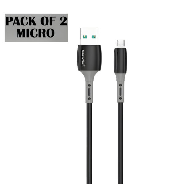 SOVO SC-005 PRIME Pack Of 2 High-Quality Micro, Type-C, And Lightning Cables - Image 3