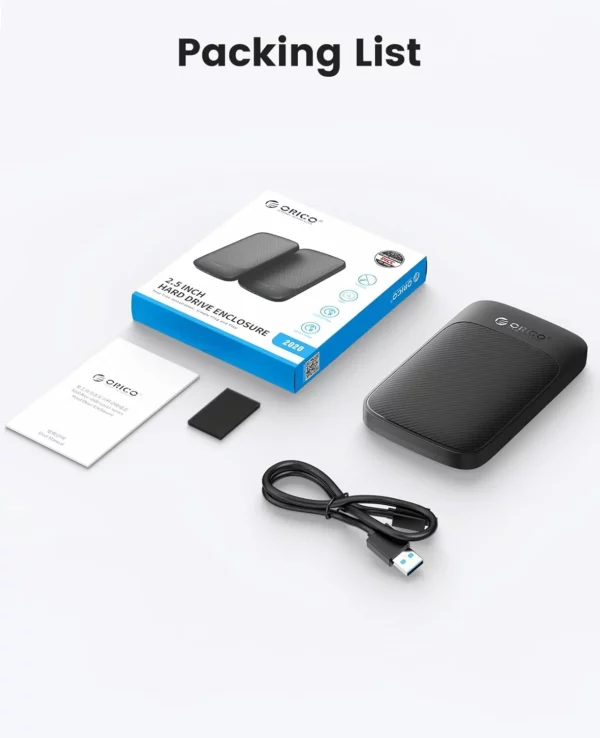 Orico SSD Case 2.5 Inch 2020U3-V1 3.0 New Model - Image 6