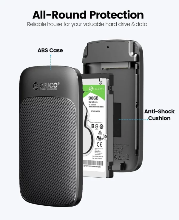 Orico SSD Case 2.5 Inch 2020U3-V1 3.0 New Model - Image 3
