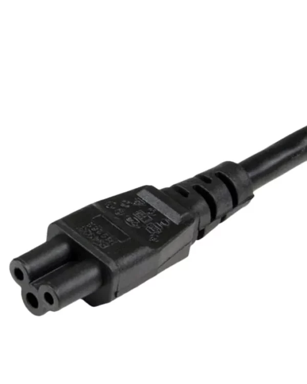 Plug 3-Prong Laptop Power Cord Cable Lead 3 Pin Charger AC Adapter – Black - Image 2