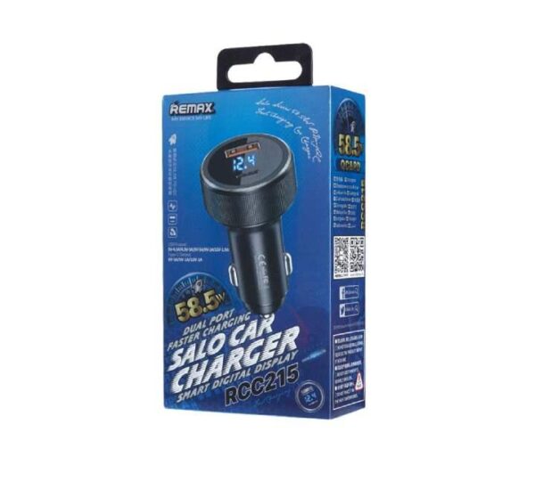 Remax RCC215 Salo Series 58.5W PD+QC Fast Charging Car Charger - Image 4