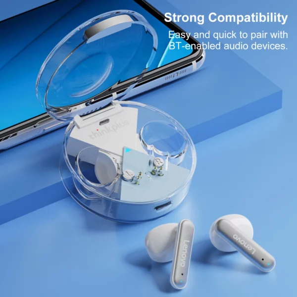 Lenovo LP10 ENC Wireless Bluetooth 5.2 Earphones – Available in Black and White - Image 4