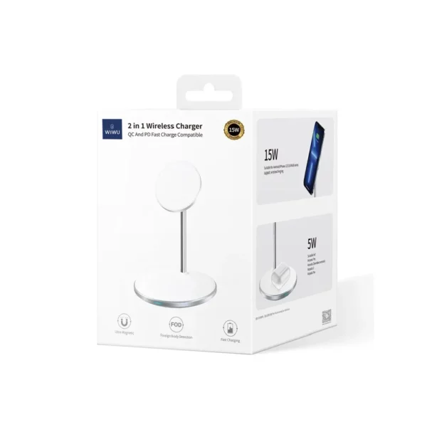 Wi-W019 2 in 1 Wireless Charger - Image 7