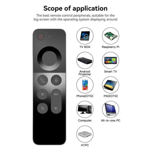 Wechip W3 Air Mouse Remote 2.4Ghz 4 In 1 Wireless Keyboard - Image 2