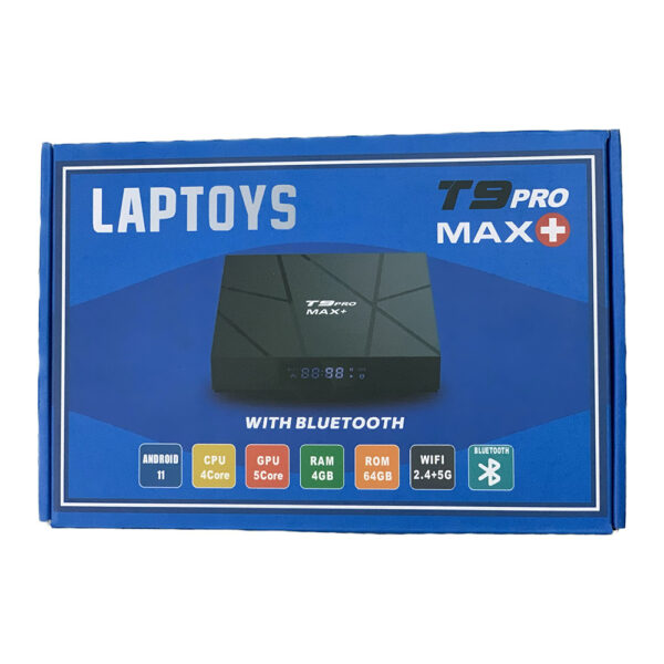 Laptoys T9 Pro Max Plus Android Box TV Device - Image 3
