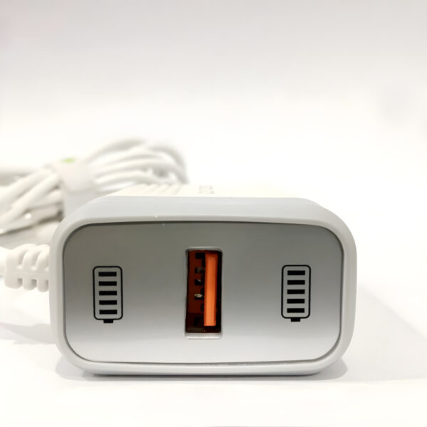 SOVO Combo SG-101 3.4A Quick Charger With Dual Attached Cables - Image 3