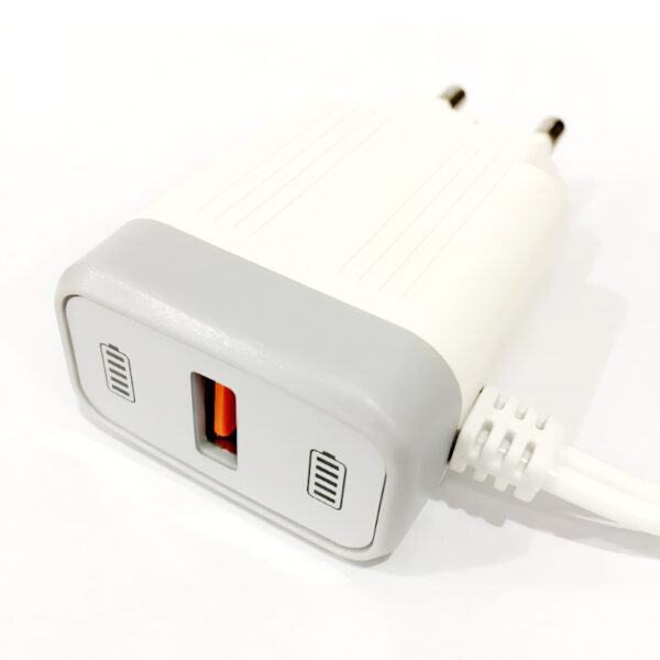 SOVO Combo SG-101 3.4A Quick Charger With Dual Attached Cables - Image 9