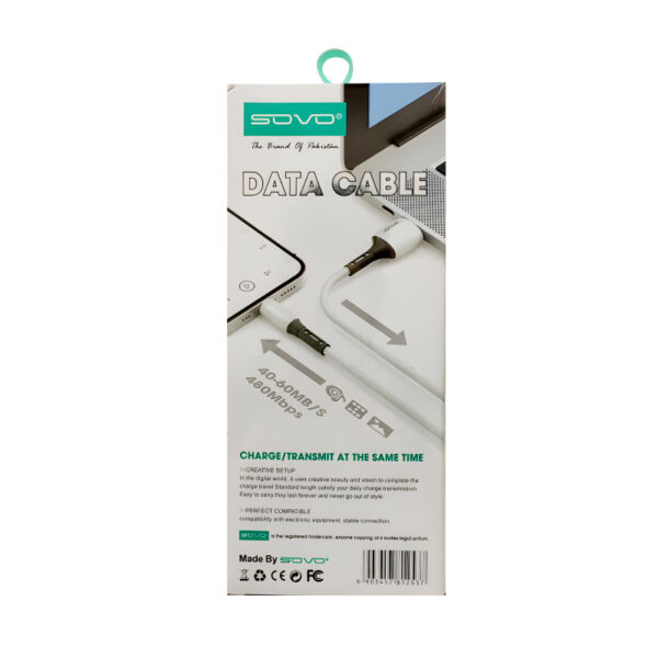 SOVO SC-005 PRIME Pack Of 2 High-Quality Micro, Type-C, And Lightning Cables - Image 5