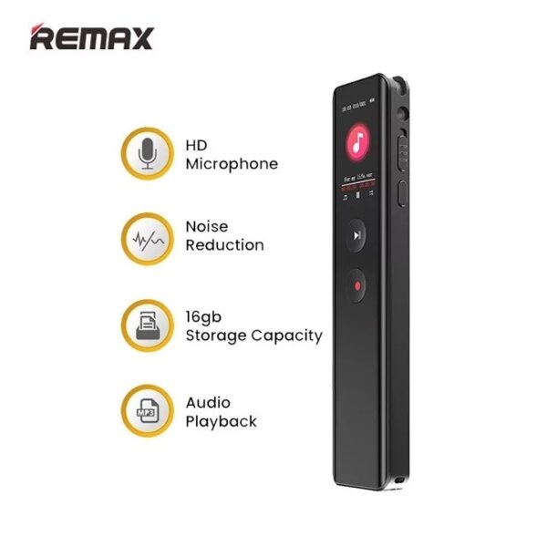 REMAX RP3 Multimedia Digital Voice Recorder - Image 3
