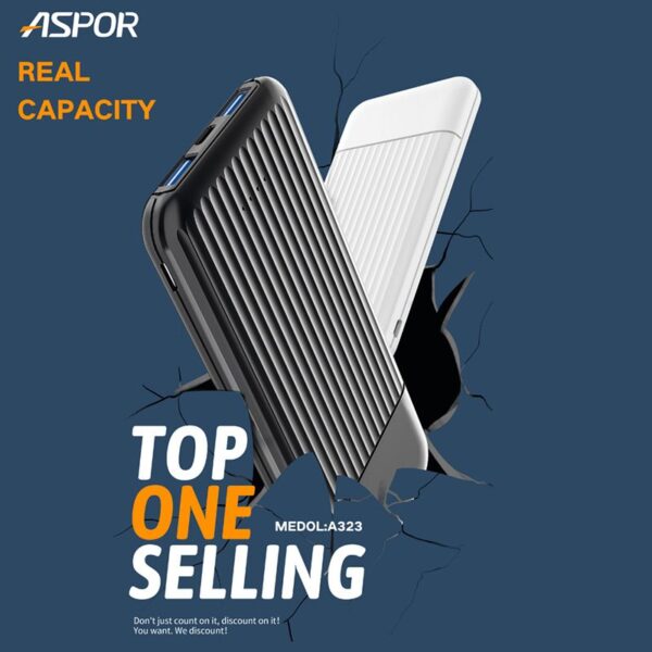 ASPOR A323 10000mAh Power Bank - Image 5