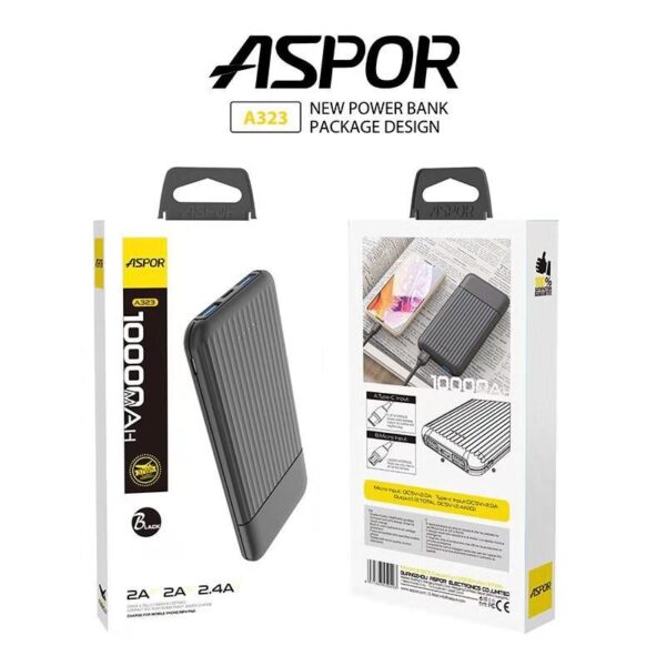 ASPOR A323 10000mAh Power Bank - Image 6