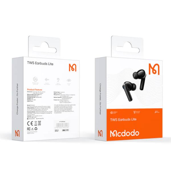 Mcdodo HP-2781 TWS Earbuds Earphones (Black) - Image 5