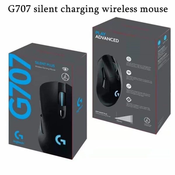Wireless Gaming Mouse Logitech, Rechargeable, 16000DPi, Black, G707 - Image 7