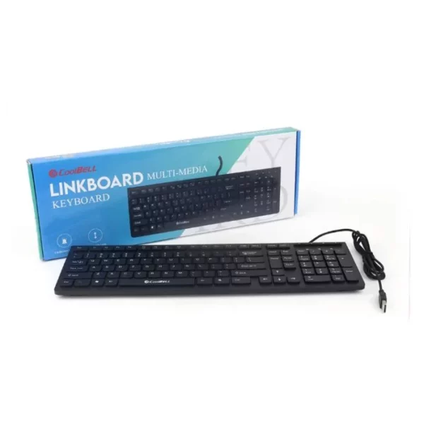 Linkboard Multi- Media Keyboard (Black) - Image 3