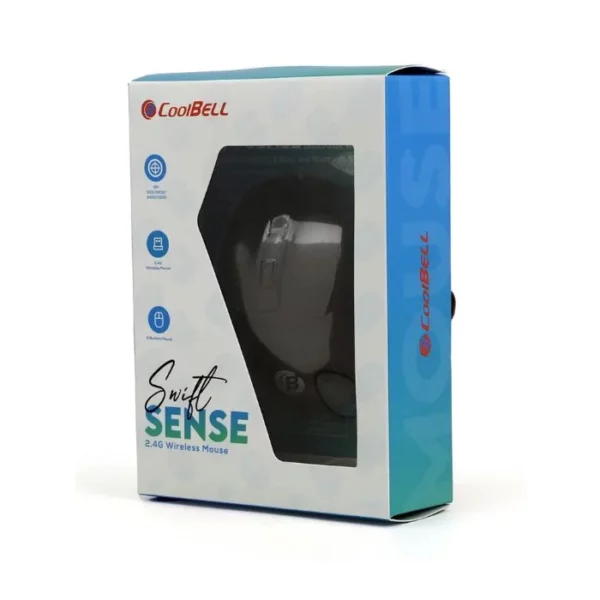 Swift Sense Wireless Mouse (Black) - Image 3