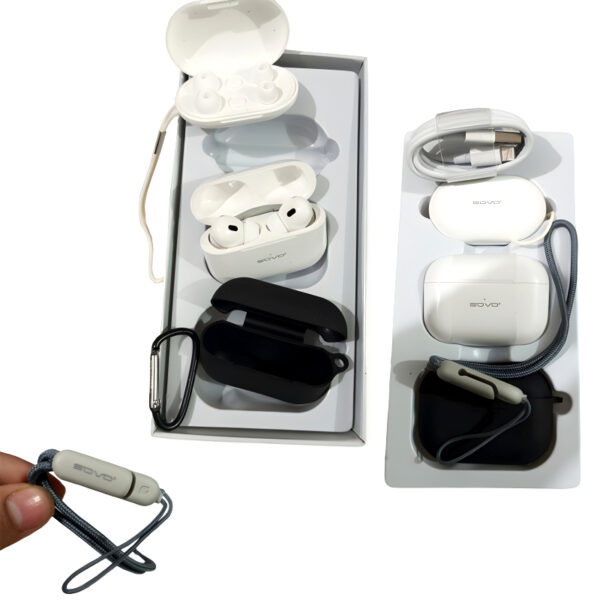 SBT-900 SOVO PRO 2 TWS Bluetooth Earbuds With Analog Noise Cancelling - Image 6