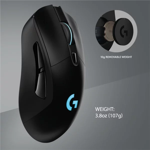 Logitech G703 Hero Lightspeed, Black - Image 4