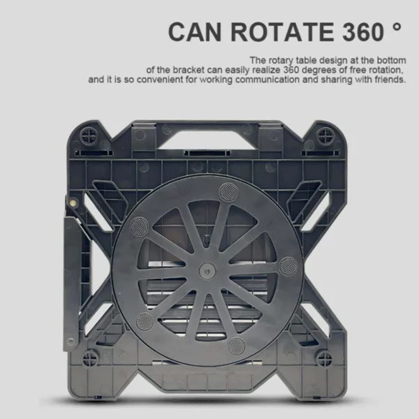 LS933 Plastic 360 Degree Laptop Stand - Image 4