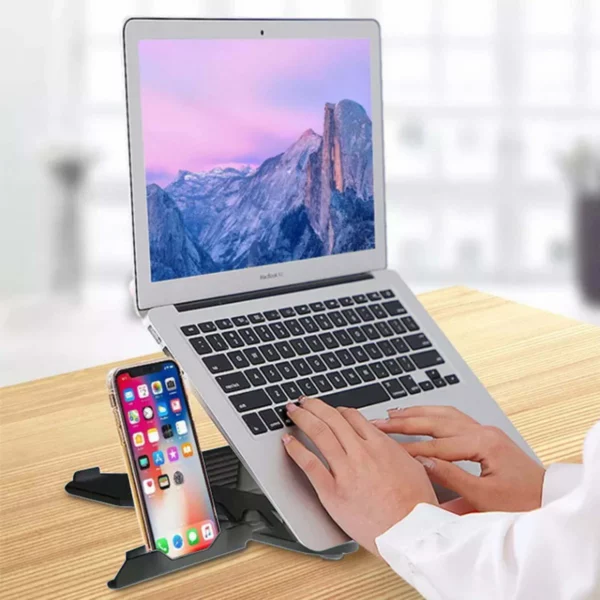 LS933 Plastic 360 Degree Laptop Stand - Image 7