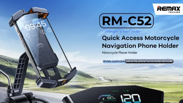 Remax RM-C52 Motorcycle Phone Holder - Image 2