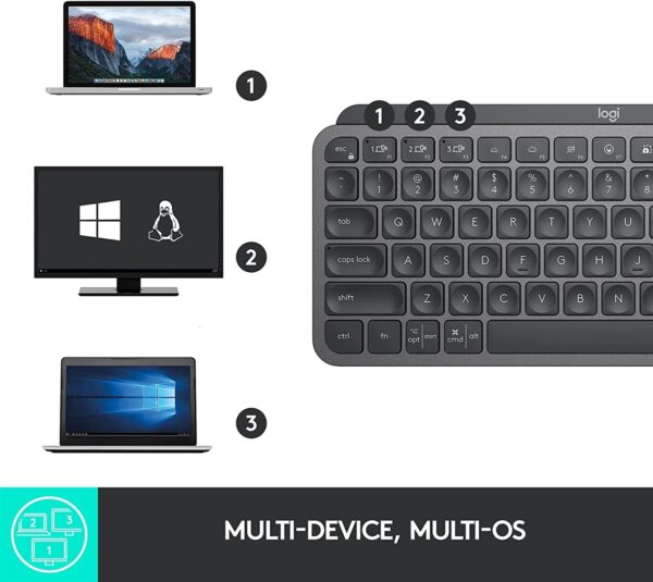 Logitech MX Keys Mini Wireless Keyboard - Image 3