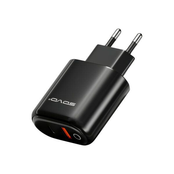 SOVO Racer SPD-33 USB + PD 33W Built-In Intelligent Chip Fast Charging Adapter - Image 2